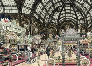Leslie Saalburg - The Salon des Automobiles, Paris