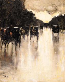 Lesser Ury - Berliner Strassenszene