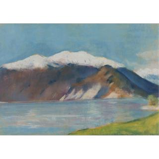 Lesser Ury - Gardasee Monte Baldo (Lake Garda And Monte Baldo)  