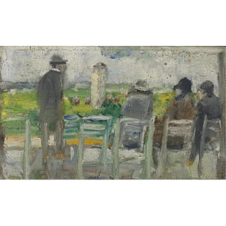 Lesser Ury - German At The Races