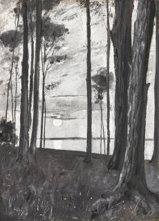 Lesser Ury - Havellandschaft bei Sonnenuntergang