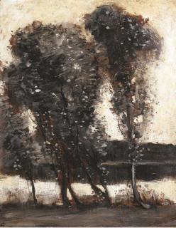 Lesser Ury - Landschaft am Fluss