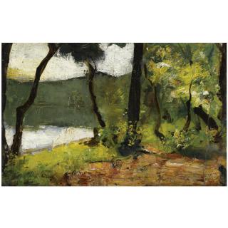 Lesser Ury - Märkischer See (Lake In Mark Brandenburg)