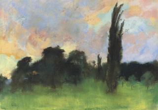 Lesser Ury - Wolkenstudie