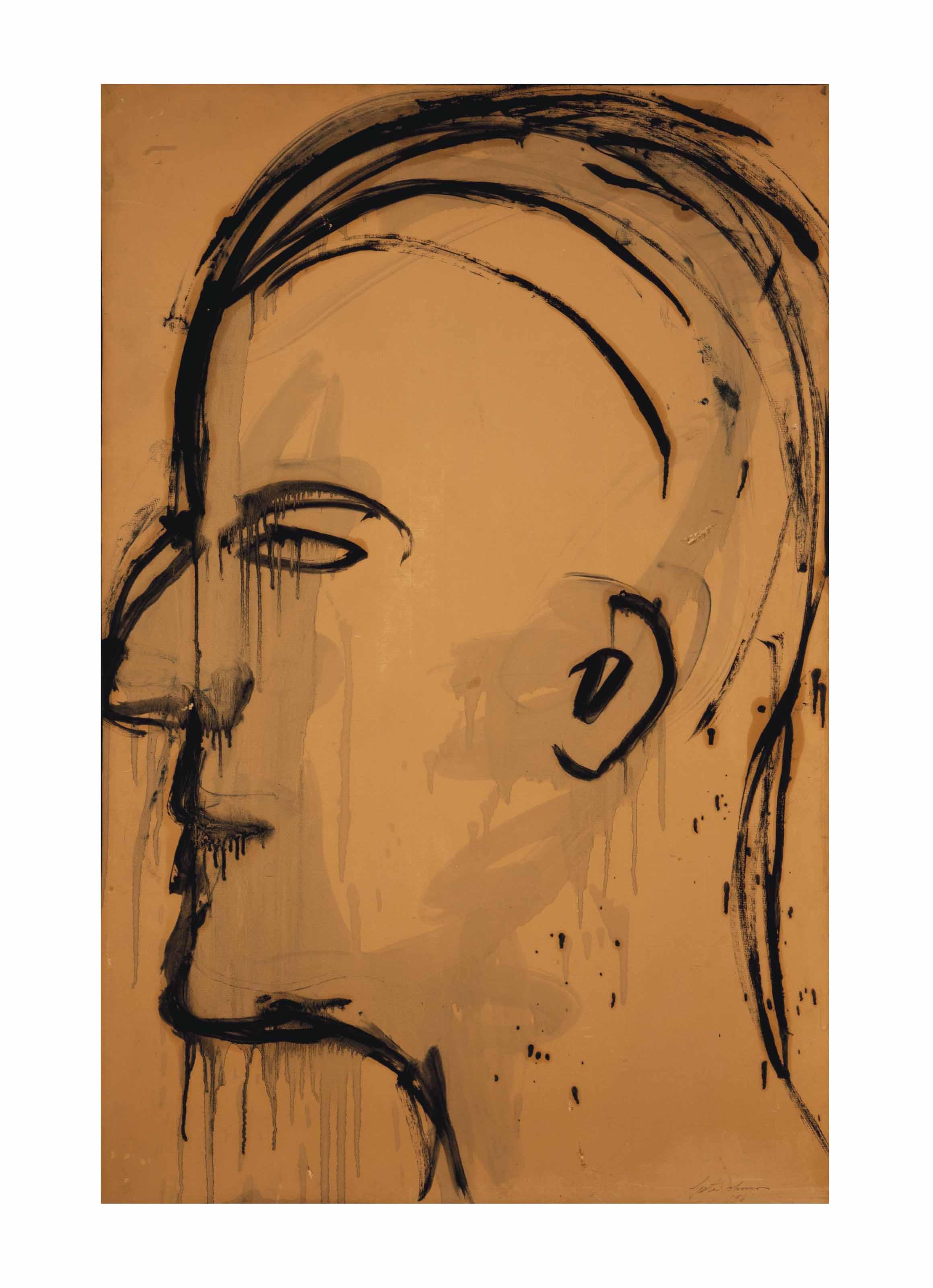 Lester F. Johnson - Untitled (Head)