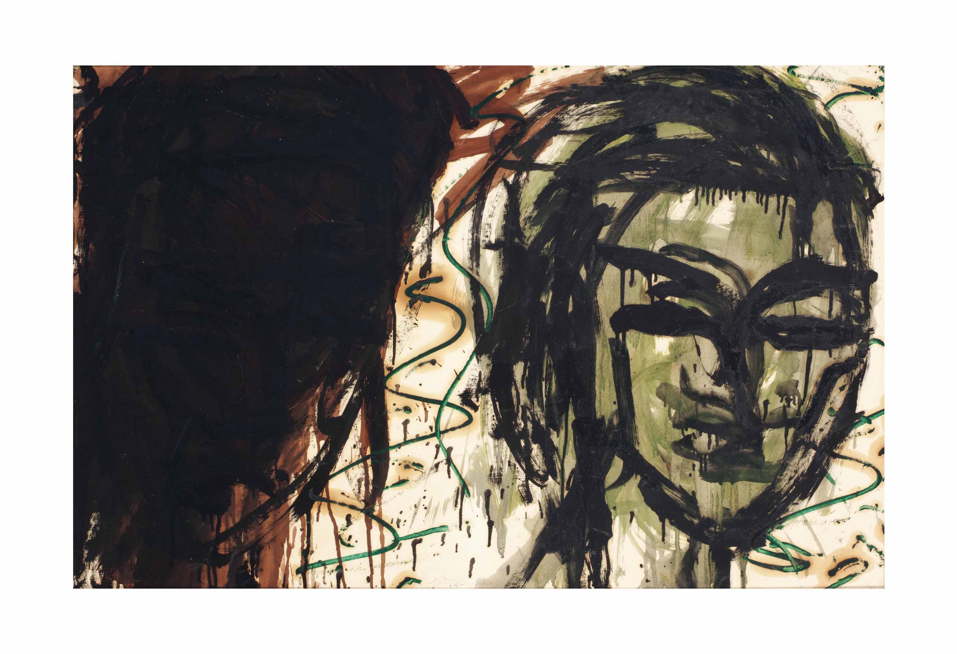 Lester F. Johnson - Untitled (Head)