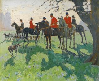 Letitia Marion Hamilton, R.H.A. - A Rest From Hunting