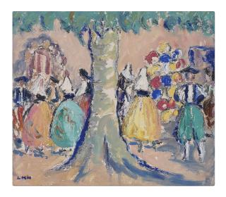 Letitia Marion Hamilton, R.H.A. - A Spanish fiesta scene