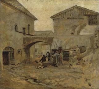 Letitia Marion Hamilton, R.H.A. - At the well