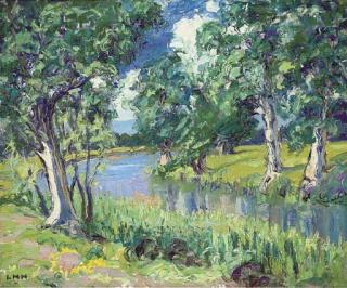 Letitia Marion Hamilton, R.H.A. - By The Riverbank