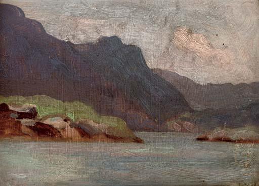 Letitia Marion Hamilton, R.H.A. - Mountains by the shore