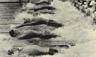 Lev Borodulin - Swimming Start, 1956