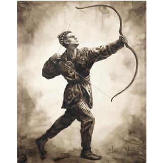 Lev Chistovsky - Michel Fokine As The Archer