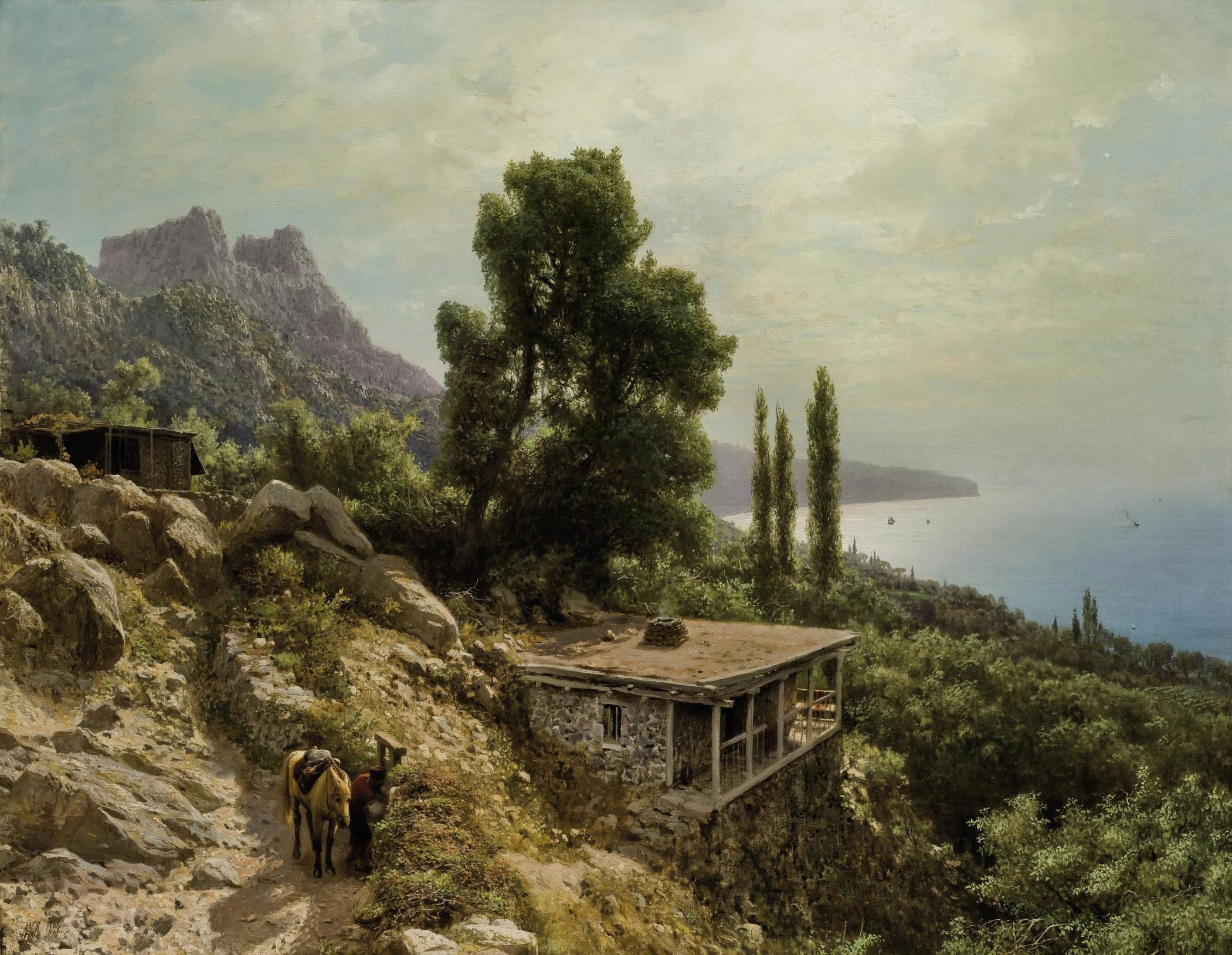 Lev Lagorio - Near Ay-Petri in the Crimea