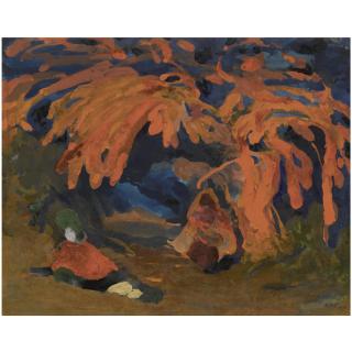 Lev Samoilovich Bakst - Set Design For Act Ii Of La Pisanelle