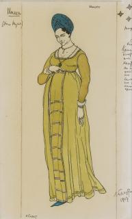 Lev Samoilovich Bakst - Three Costume Designs For Don Juan