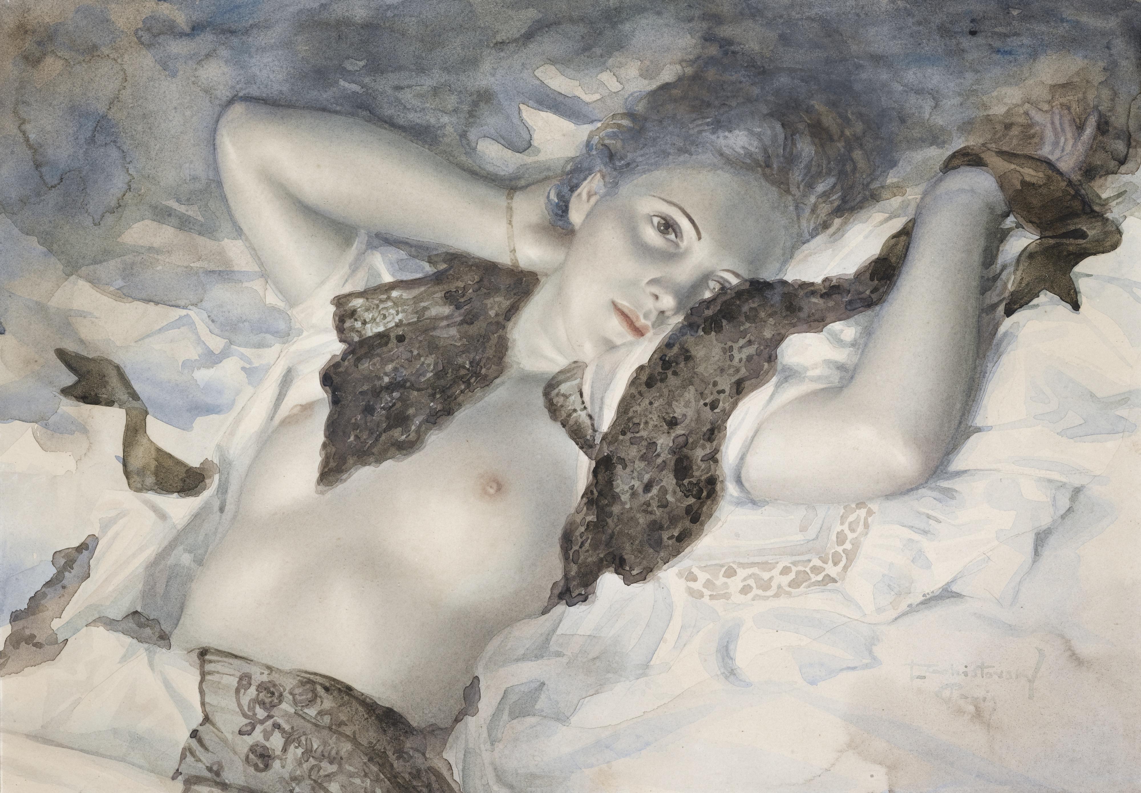 Lev Tchistovsky - Reclining Nude