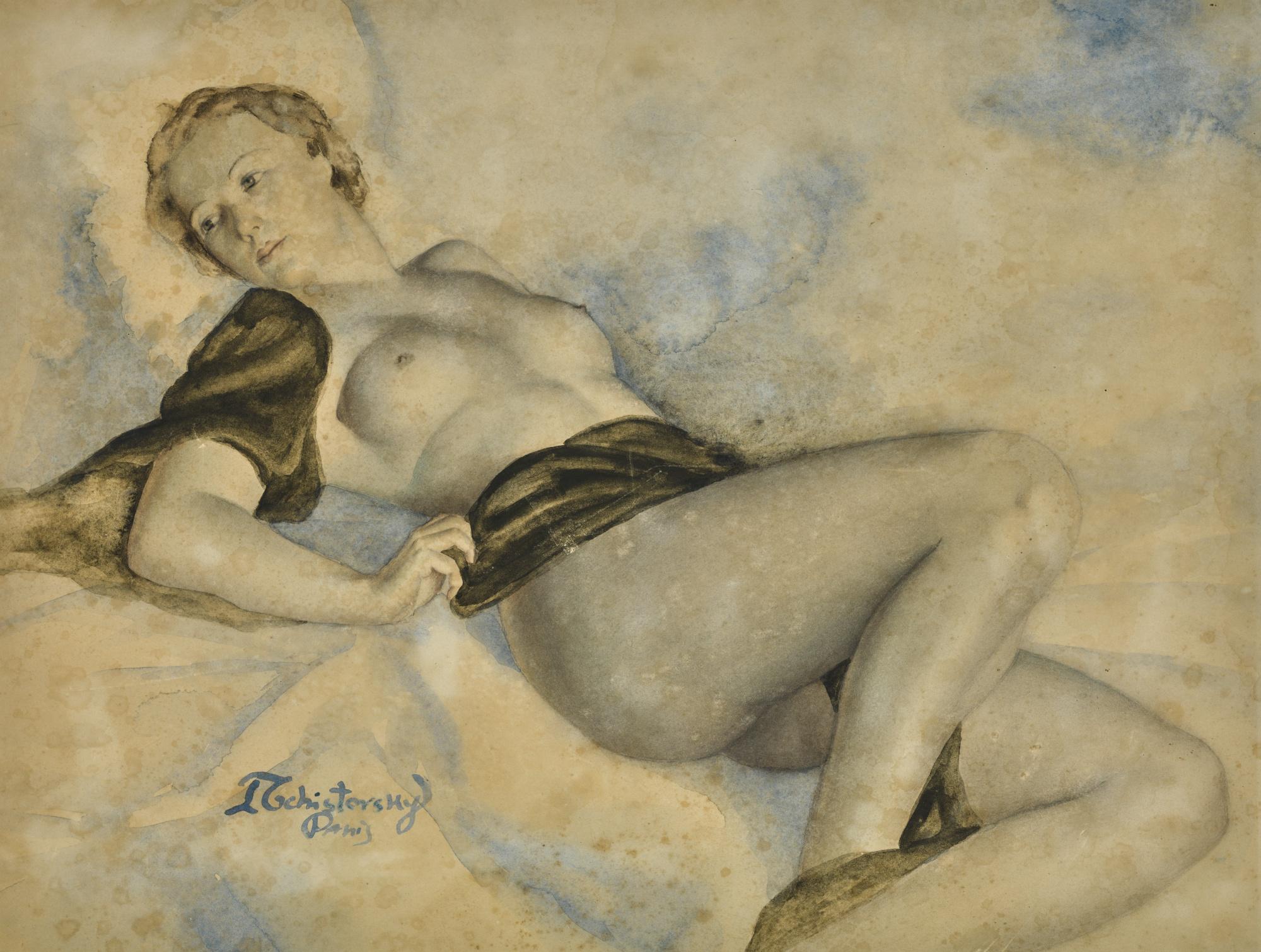 Lev Tchistovsky - Reclining Nude