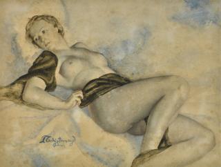 Lev Tchistovsky - Reclining Nude
