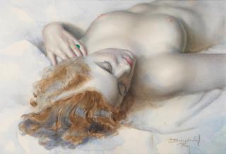 Lev Tchistovsky - Reclining nude