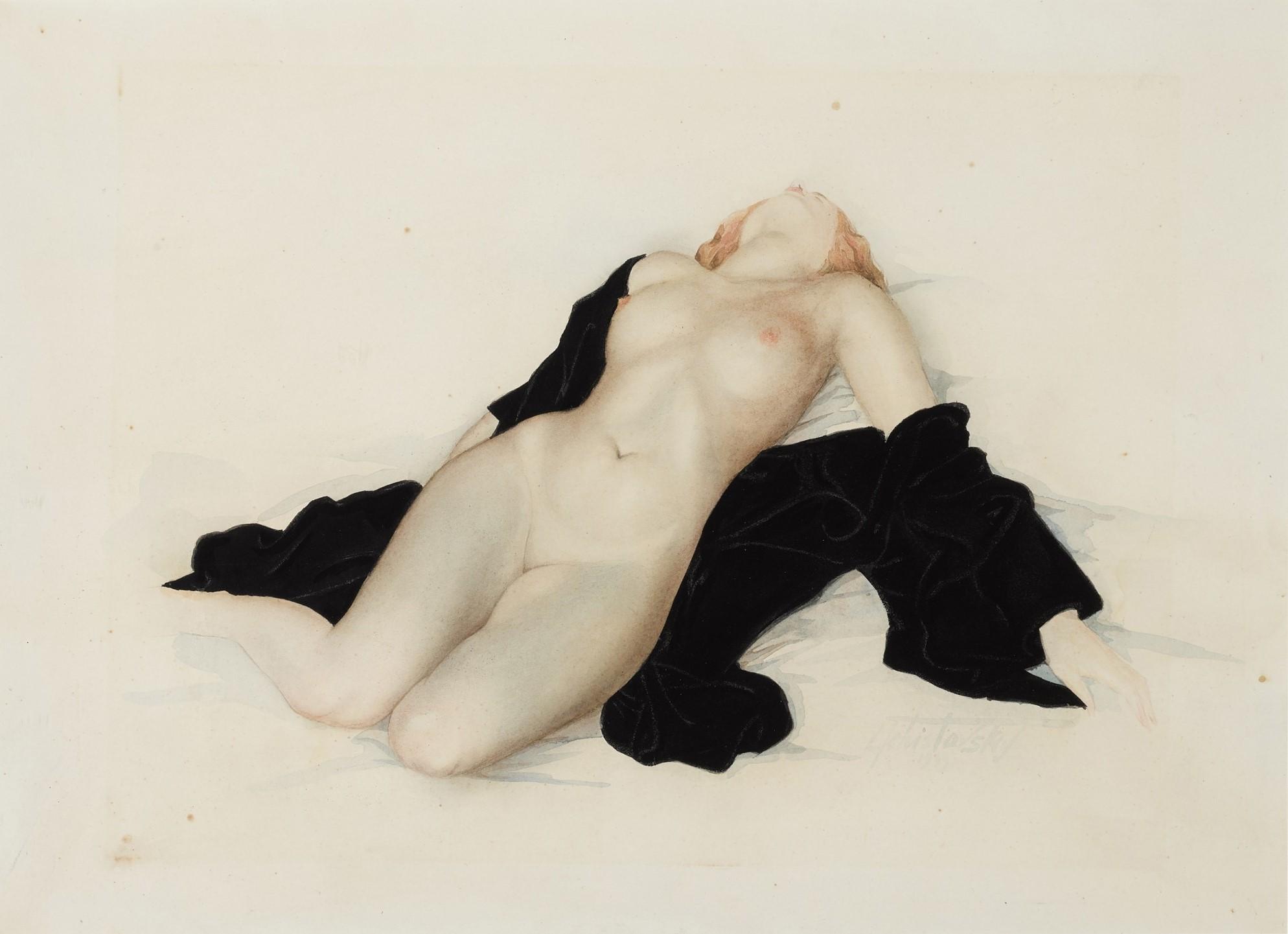 Lev Tchistovsky - Reclining Nude