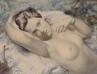Lev Tchistovsky - Reclining nude