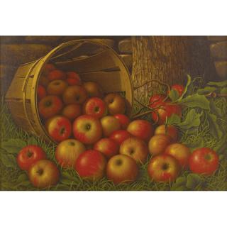 Levi Wells Prentice - Basket Of Apples