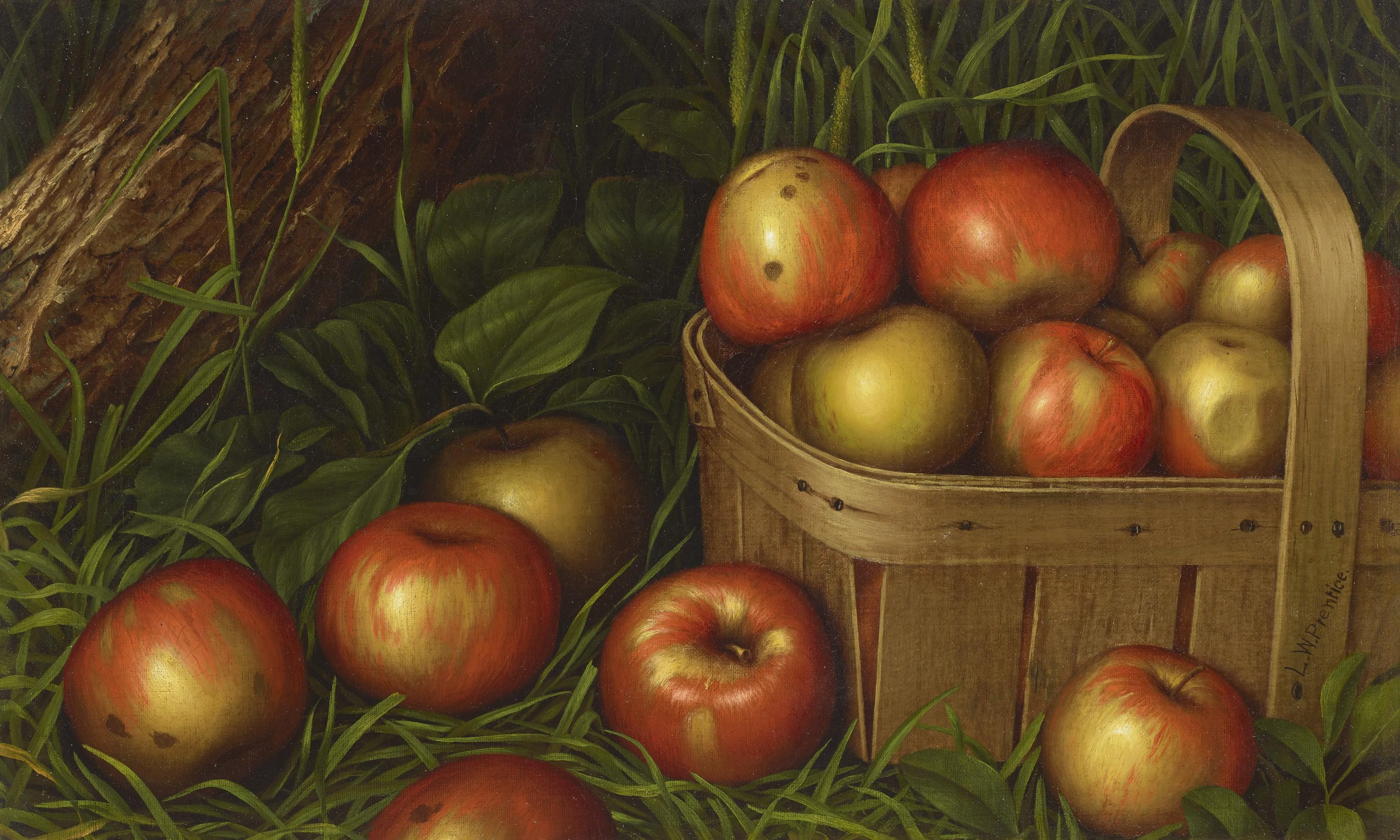 Levi Wells Prentice - Harvest of Apples