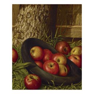 Levi Wells Prentice - Still Life Of Apples In A Hat