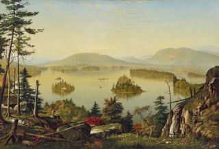 Levi Wells Prentice - View Of Blue Mountain Lake