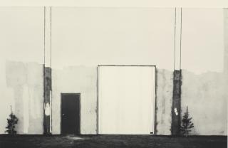 Lewis Baltz - Industrial Structure During Painting, Irvine, From The Series The New Industrial Parks Near Irvine, California