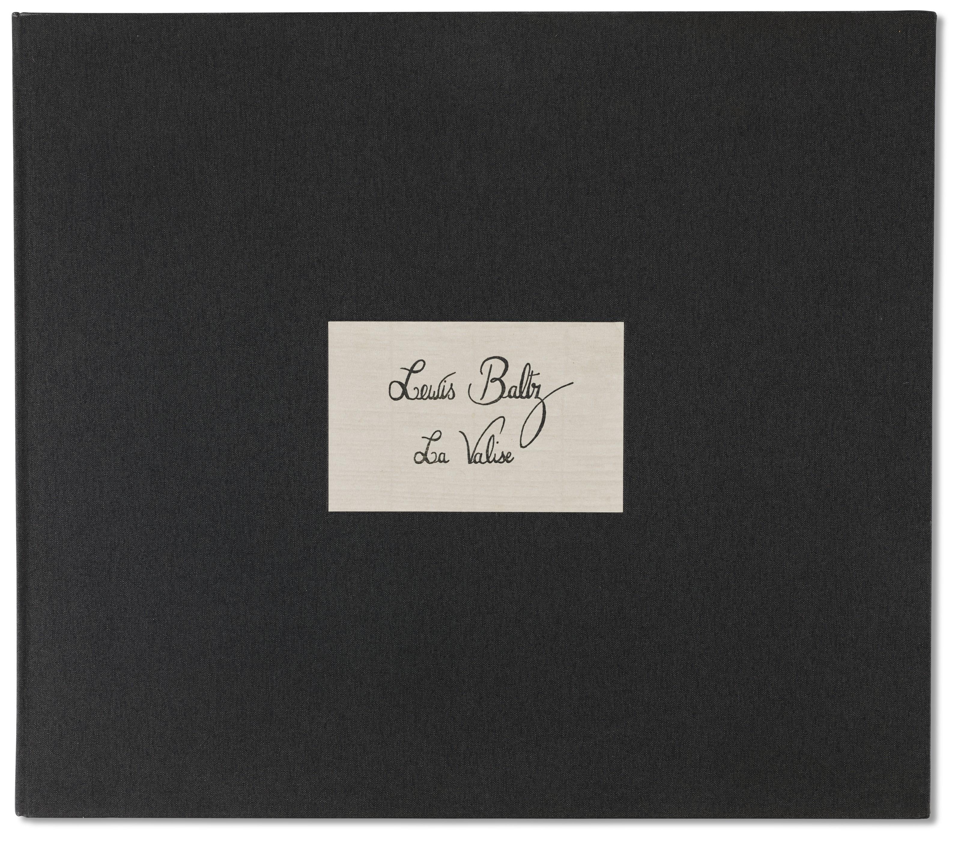 Lewis Baltz - La valise, 1968-1993