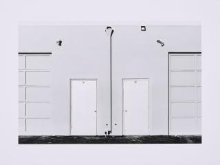 Lewis Baltz - Northwest Wall Unoccupied Industrial Spaces 17875 C and D Skypark Circle Irvine.