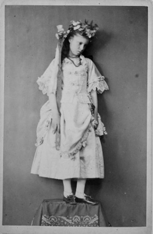 Lewis Carroll - Julia Arnold as an Allegory of Spring, circa 1870-71