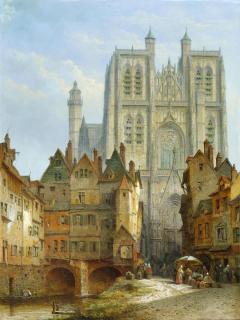 Lewis John Wood - Die Kathedrale in Abbeville.