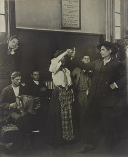 Lewis W. Hine - Immigrants Dancing At Ellis Island
