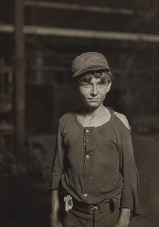 Lewis W. Hine - Indiana Glassworks, Midnight, Indiana, August,1908