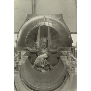 Lewis W. Hine - \'The Heart Of The Turbine\'