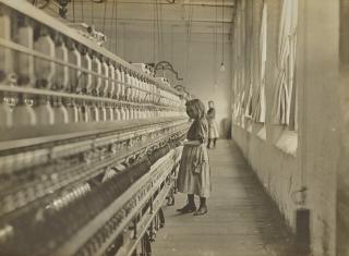 Lewis Wickes Hine - Sadie Pfeifer, a Cotton Mill Spinner, Lancaster, South Carolina, 1908