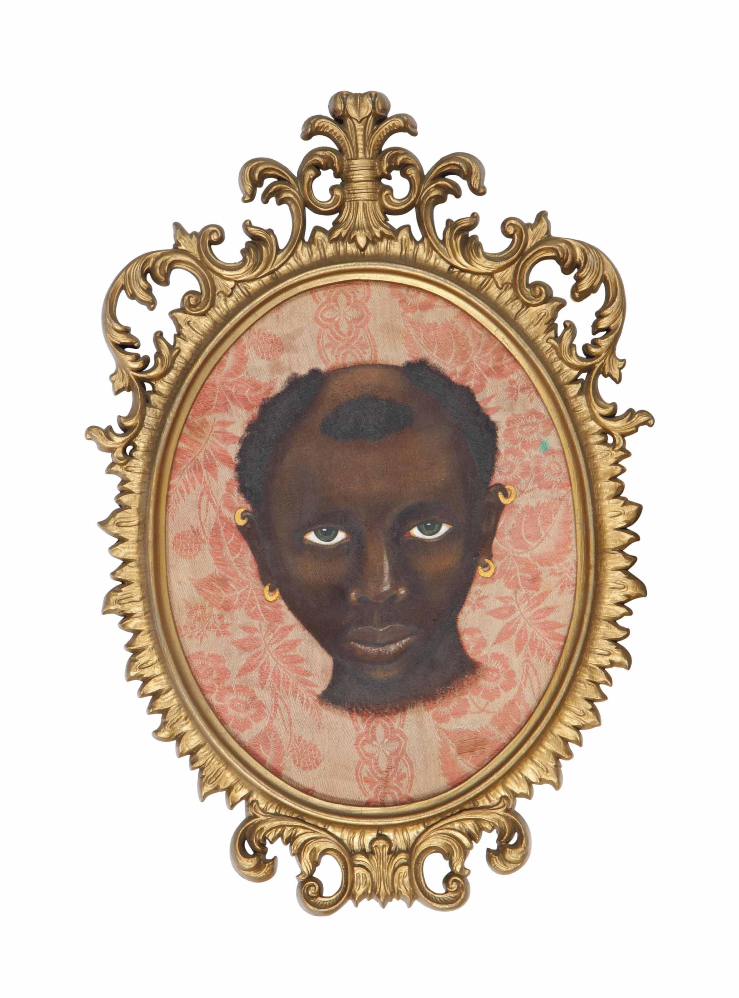 Lezley Saar - Things Fall Apart: Kanuri Woman (African Series); And A Companion Painting