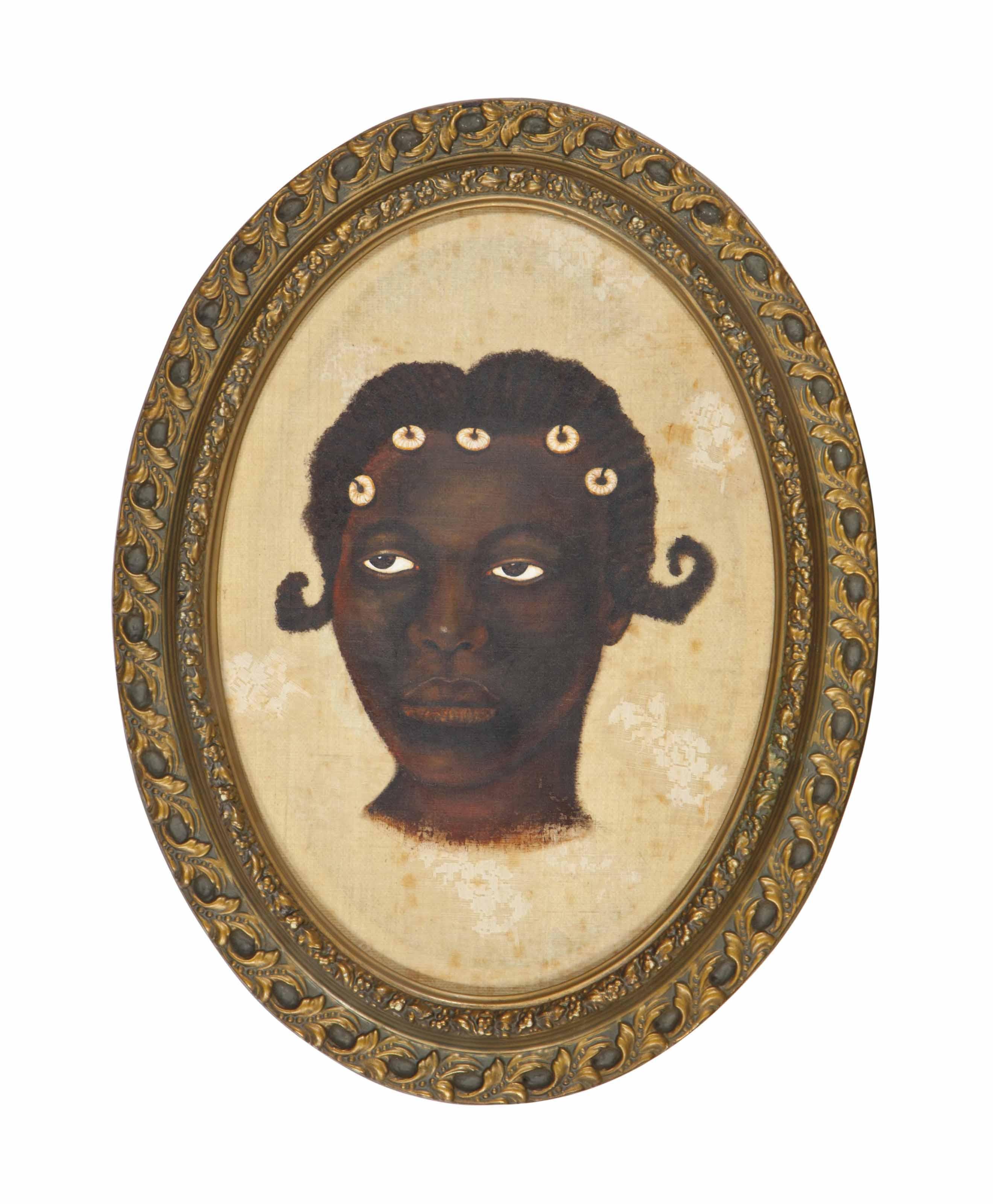 Lezley Saar - Things Fall Apart: Young Woman From Mali (African Series); And A Companion Work