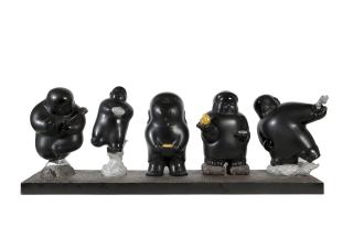 Li Chen - A Special Collection Of Five Works: Snow Wonderland, Cloud Glider, Golden Rain, Landscape In Heaven, Cultivated By Mist And Cloud