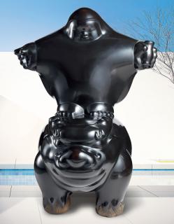 Li Chen - Dragon-Riding Buddha (Executed In 2001)