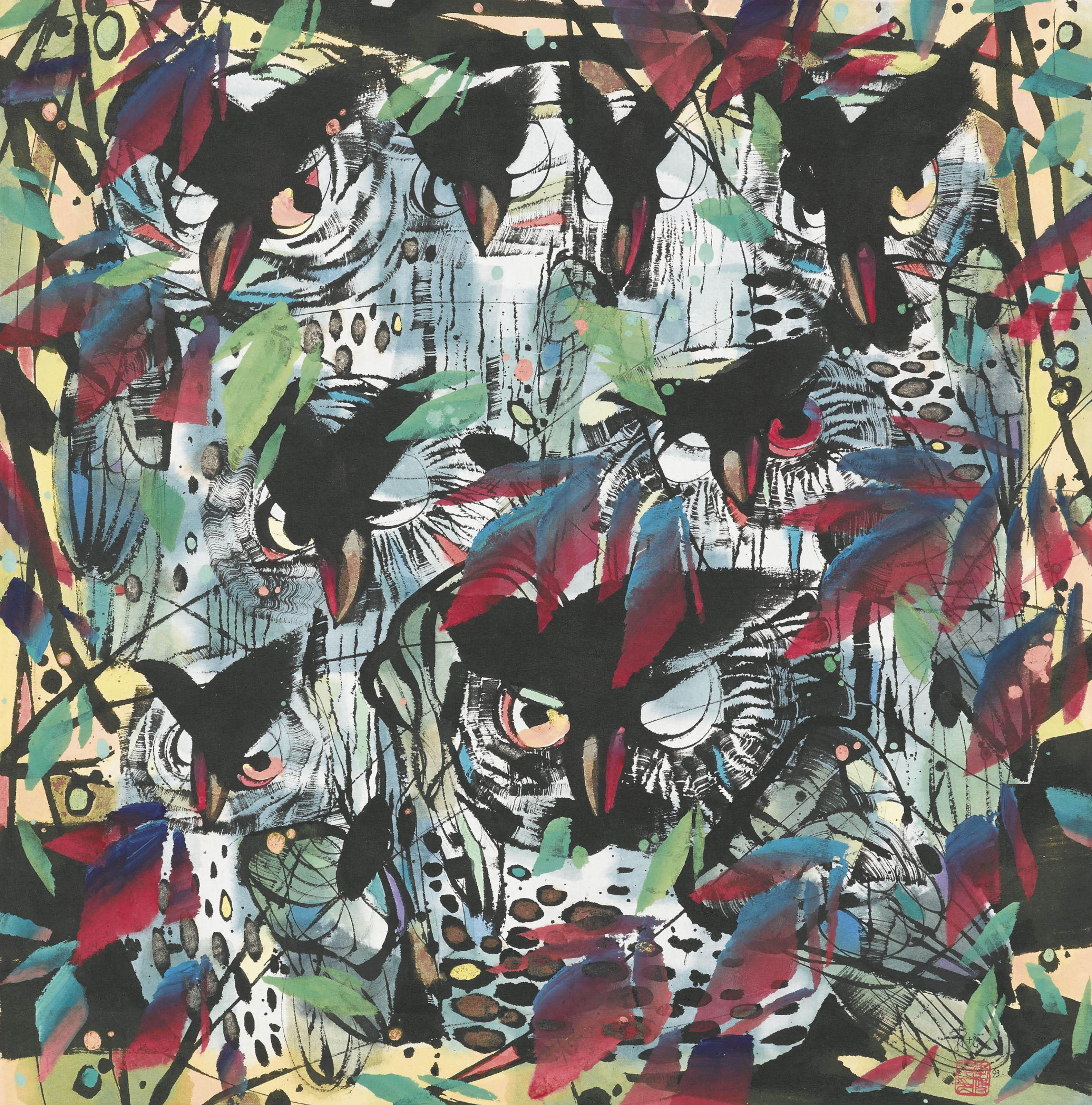 Li Fuyuan - Eight Owls