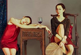 Li Guijun - Two Sisters(Painted In 2004)