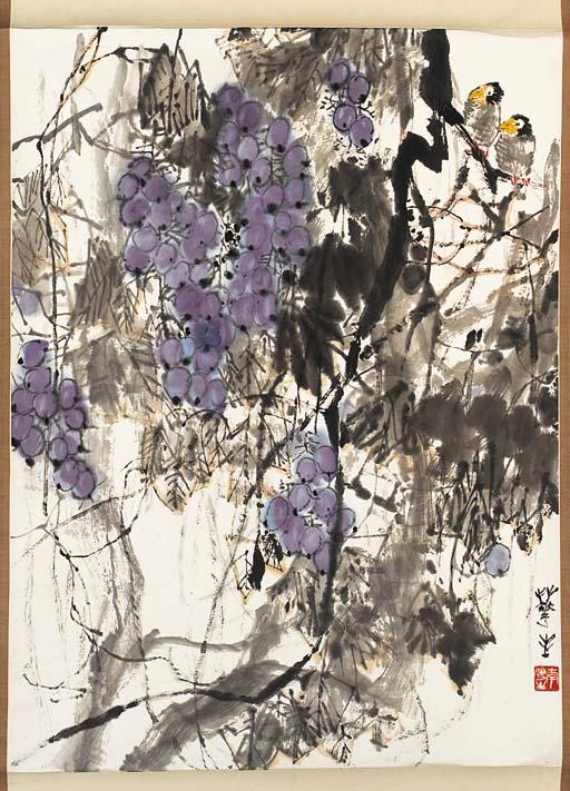 Li Huasheng - A Hanging Scroll In Ink And Colour On Paper