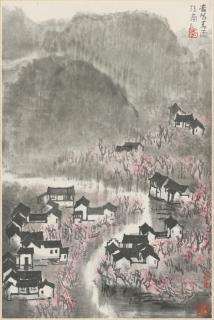 Li Keran - Apricot Blossoms in the Spring Rain