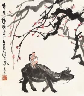 Li Keran - Herdboy Under Plum Blossoms