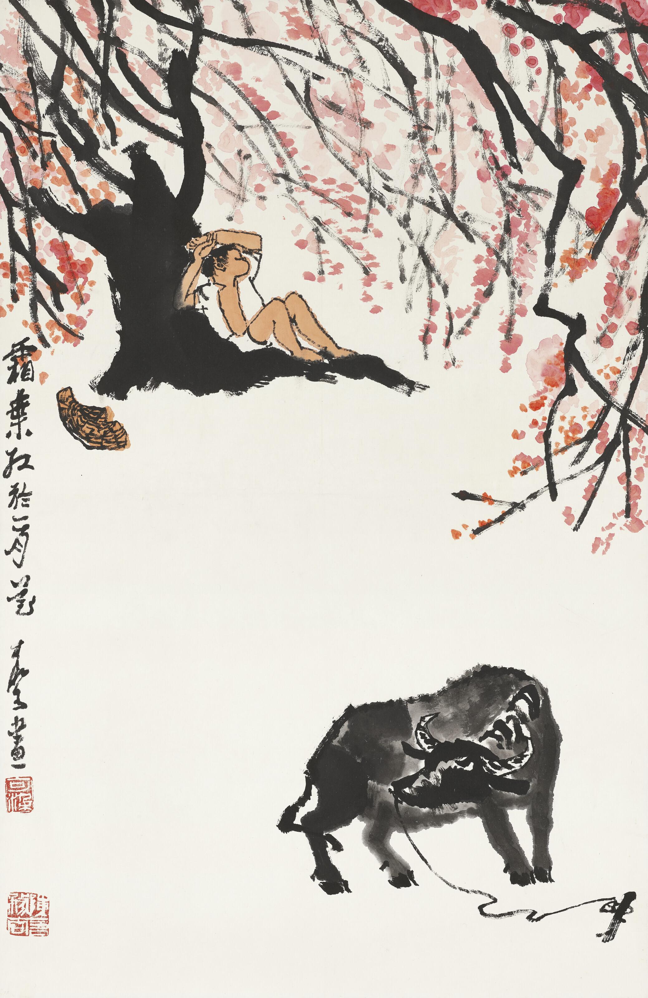 Li Keran - Herding in Autumn