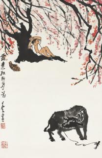 Li Keran - Herding in Autumn